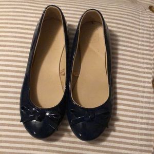 Janie & Jack navy flats